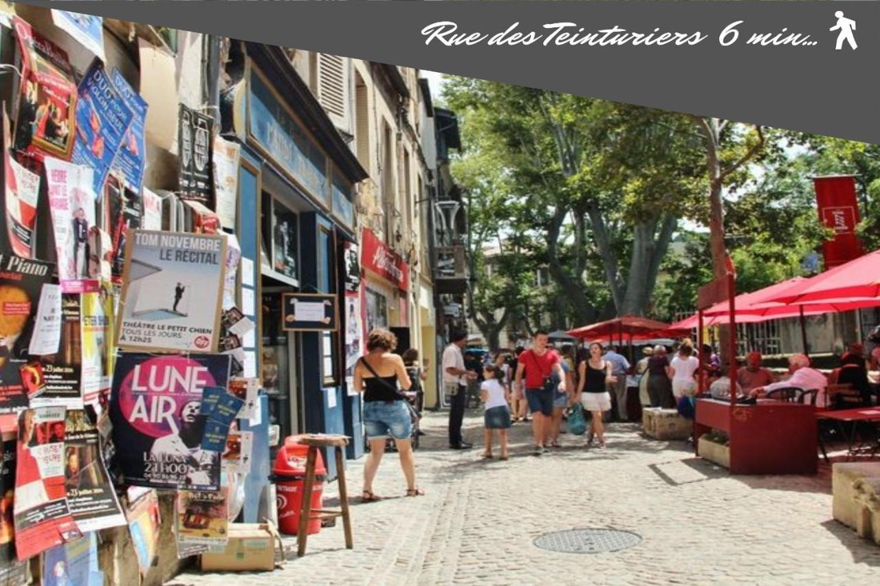Le Chapeau Rouge Au Coeur Du Centre Historique Avignon Eksteriør bilde